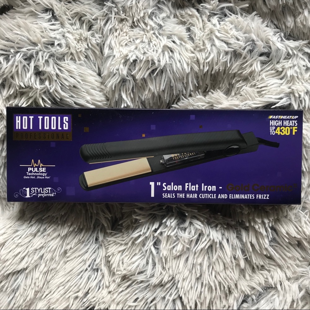 Hot Tools Professional 1” Gold Ceramic Flat Iron